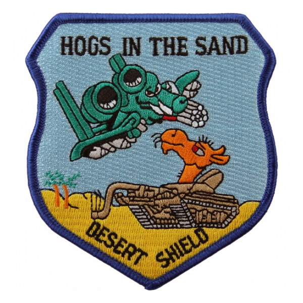 Air Force A-10 Warthog Desert Shield Patch