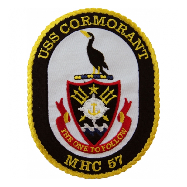 USS Cormorant MHC-57 Ship Patch