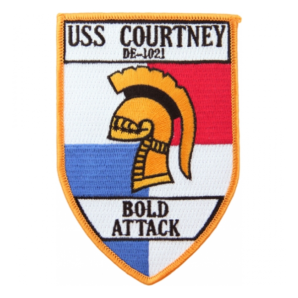 USS Courtney DE-1021 Ship Patch