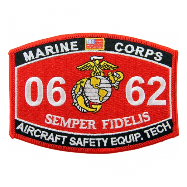 USMC MOS 0662 Aircraft Safety Equipment Technician Patch