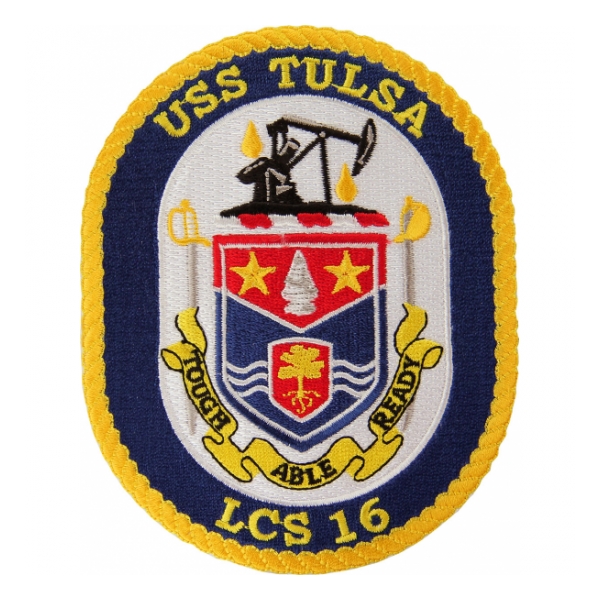 USS Tulsa LCS-16 Ship Patch