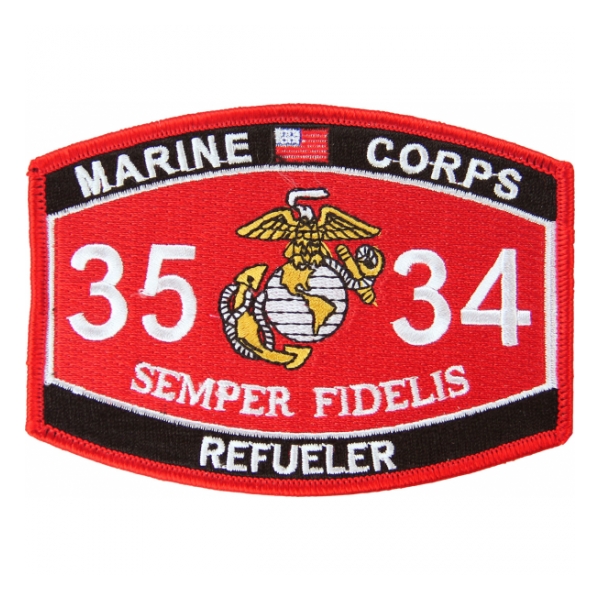 USMC MOS 3534 Refueler Patch