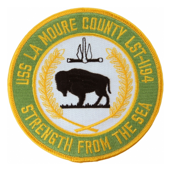 USS La Moure County LST-1194 Ship Patch