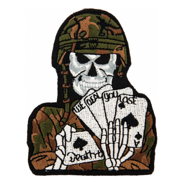 We Deal You Lose Skull Patch