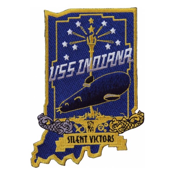 USS Indiana SSN-789 (Silent Victors) Patch