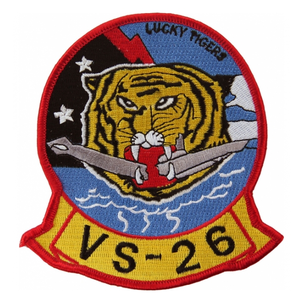 Navy Anti-Submarine Squadron VS-26 (Lucky Tigers) Patch