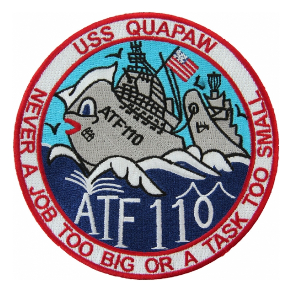 USS Quapaw ATF-110 Ship Patch