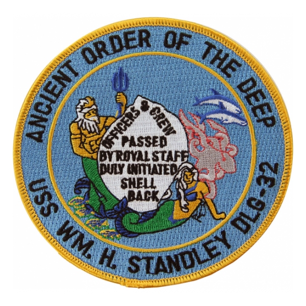 USS WM. H. Standley CG-32 (Ancient Order Of The Deep Shellback)  Ship Patch