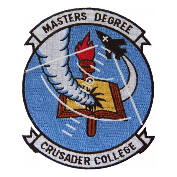 Navy Fighter Squadron VF-124 (Masters Degree / Crusader College) Patch