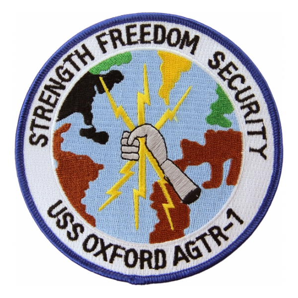 USS Oxford AGTR-1 Ship Patch