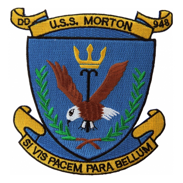 USS Morton DD-948 Ship Patch