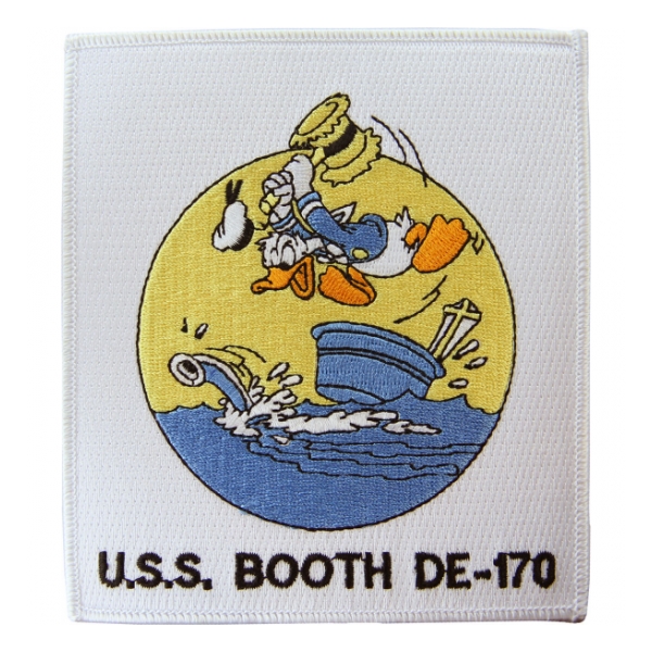 USS Booth DE-170 Ship Patch