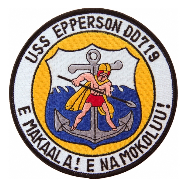 USS Epperson DD-719 Ship Patch