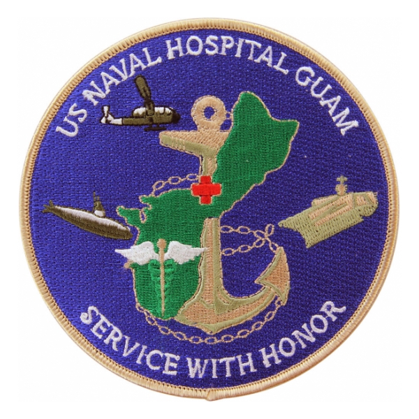 Naval Hospital Guam (Service With Honor) Patch