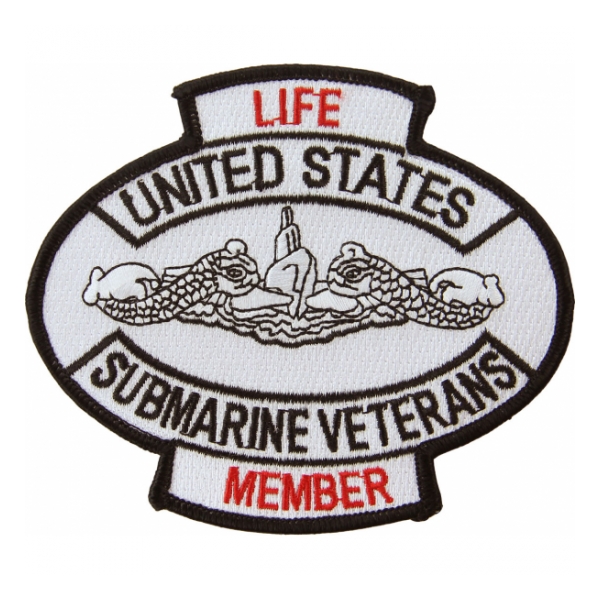 Life Member United States Submarine Veterans Patch