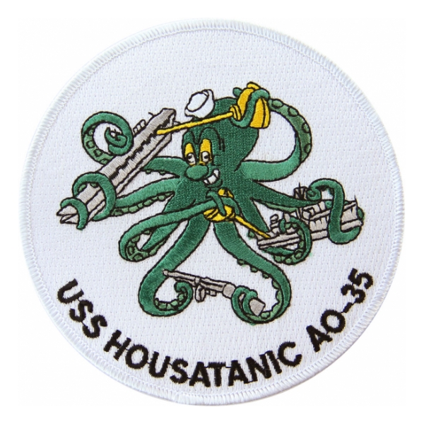 USS Housatanic AO-35 Ship Patch