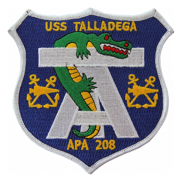 USS Talladega APA-208 Ship Patch