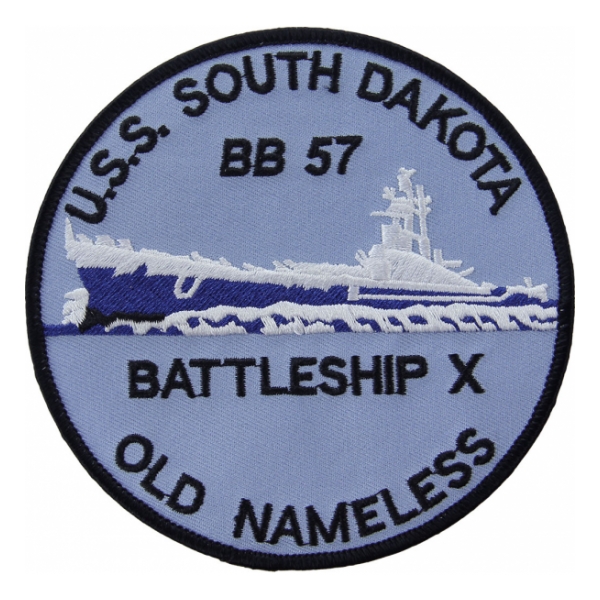 USS South Dakota BB-57 Ship Patch