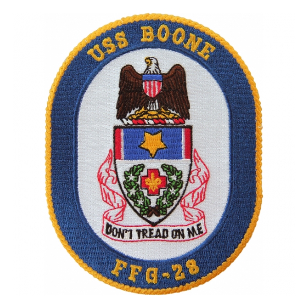 USS Boone FFG-28 Ship Patch