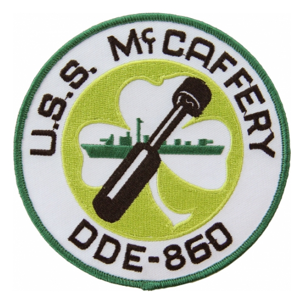 USS McCaffery DDE-860 Ship Patch