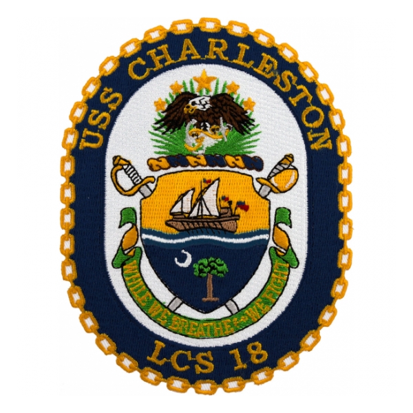 USS Charleston LCS-18 Ship Patch
