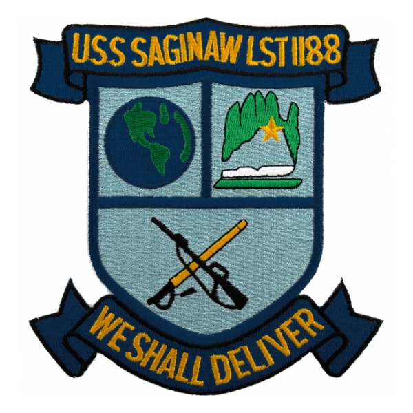 USS Saginaw LST-1188 Ship Patch