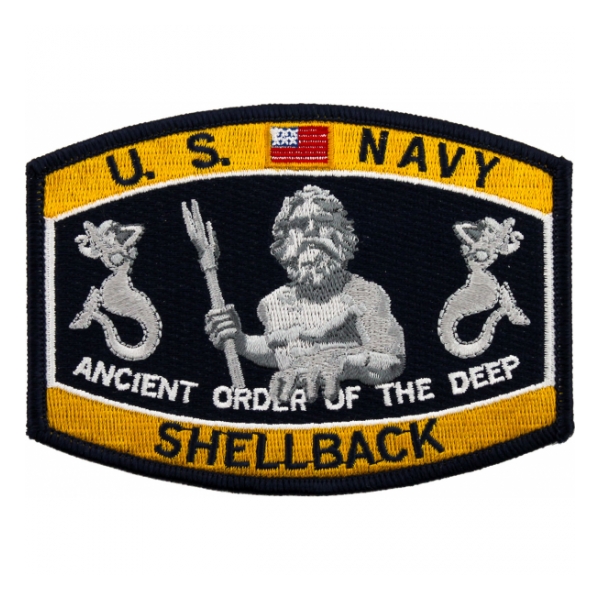 Navy Shellback Ancient Order Of The Deep Patch