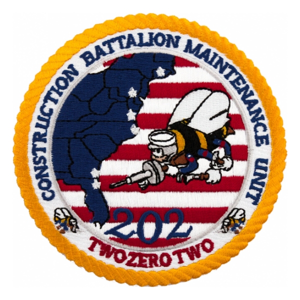 Naval Construction Battalion Maintenance Unit 202 Patch