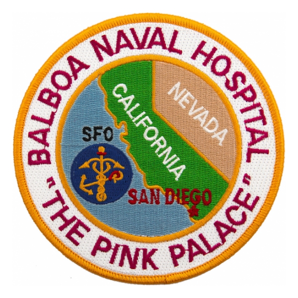Naval Hospital Balboa (The Pink Palace) Patch
