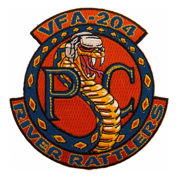 Navy Strike Fighter Squadron VFA-204 (River Rattlers) Patch