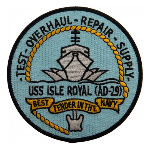 USS Isle Royal AD-29 Patch
