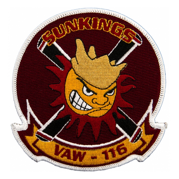 Navy Airborne Early Warning Squadron VAW-116 (Sunkings) Patch