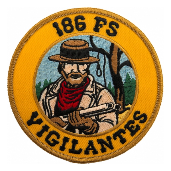Air Force 186th Fighter Squadron (Vigilantes) Patch