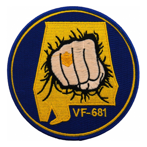 Navy Fighter Reserve Squadron VF-681 Patch