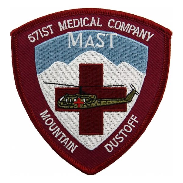 571st Aviation Medical Company AA (Mountain Dustoff) Patch