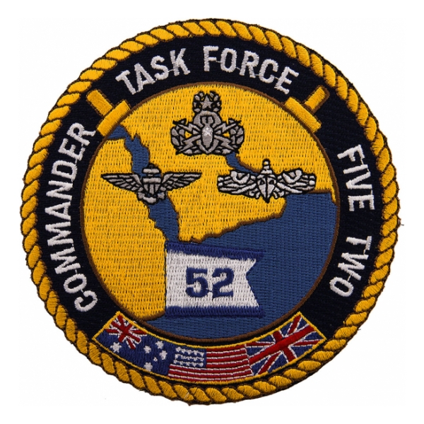 Navy Commander Task Force 52 Patch