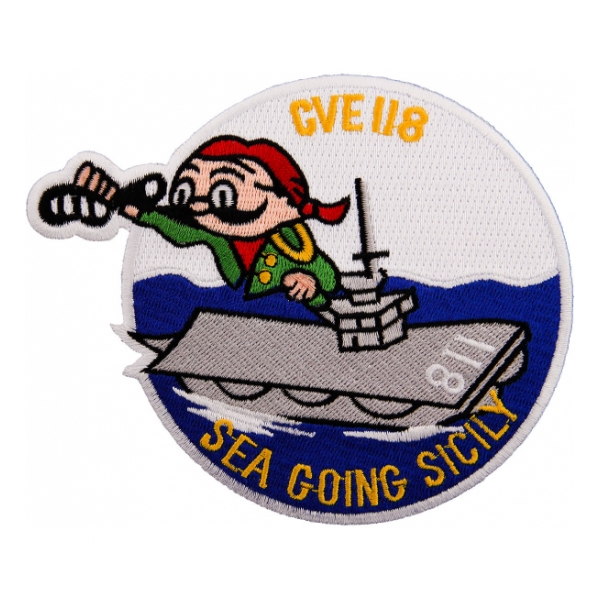 USS Sicily CVE -188 (Sea Going Sicily) Patch