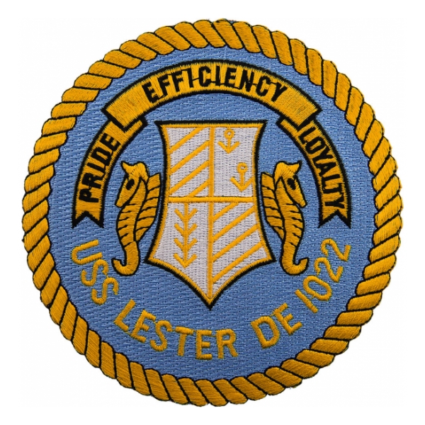 USS Lester DE-1022 Ship Patch