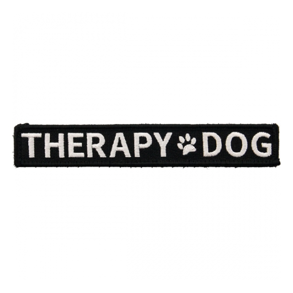 Therapy Dog Tab With Velcro Backing