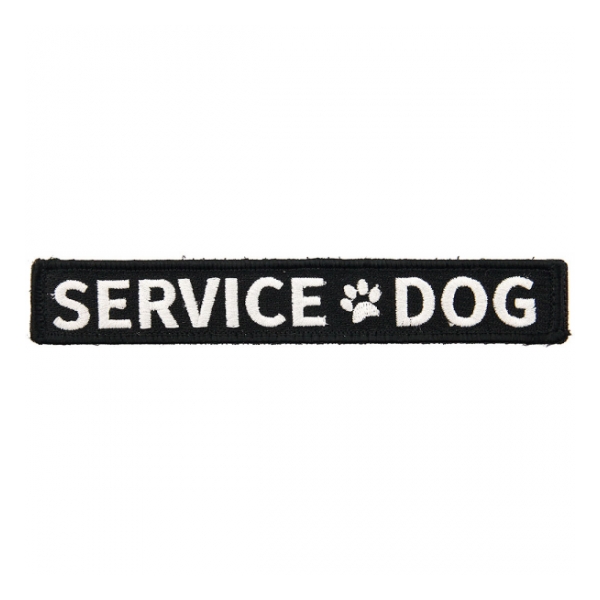 Service Dog Tab With Velcro Backing