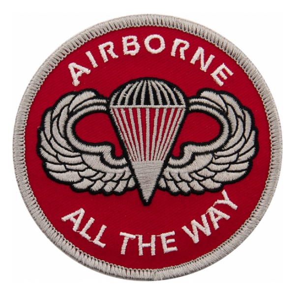 Airborne All The Way Patch
