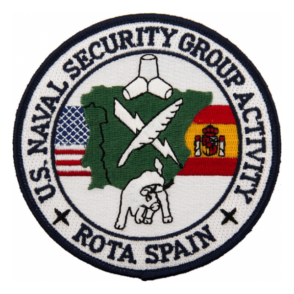 Naval Security Group Activity Rota Spain Patch