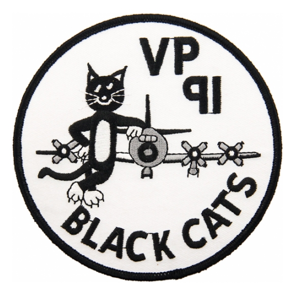 Navy Patrol Squadron VP-91 (Black Cats) Patch
