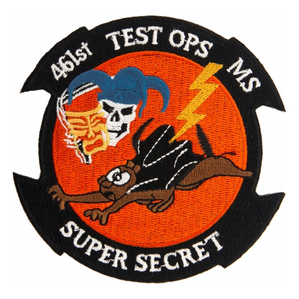Air Force 461st Test Operations MS-X-35 Squadron Patch