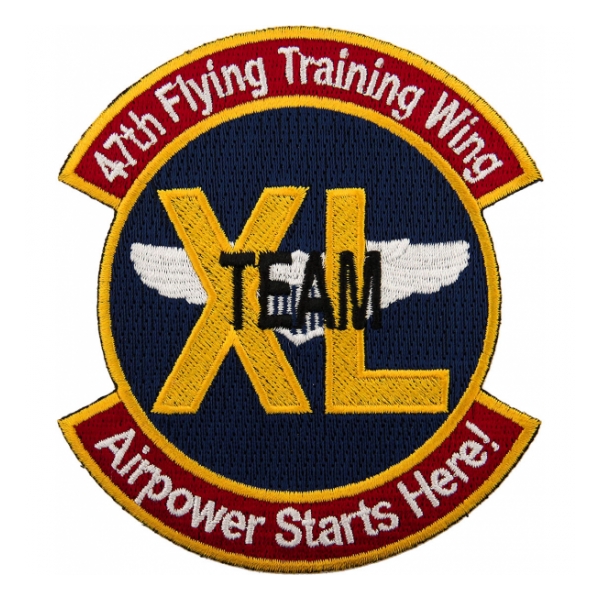 Air Force 47th Flying Training Wing Team XL Patch