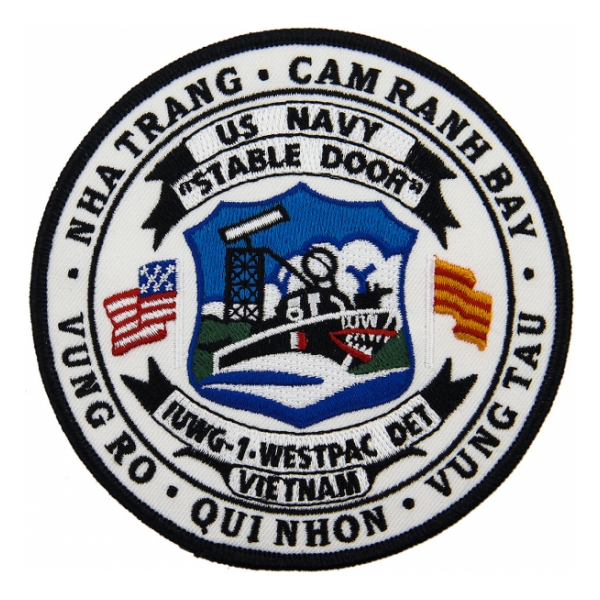 Navy Inshore Undersea Warfare Group IUWG 1 Detachment Vietnam Patch