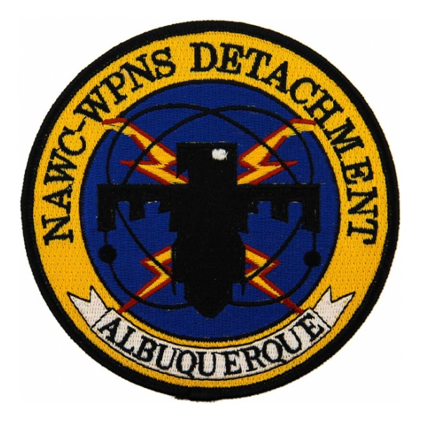 Naval Air Weapons Center Weapons Detachment Albuquerque, N ew Mexico Patch
