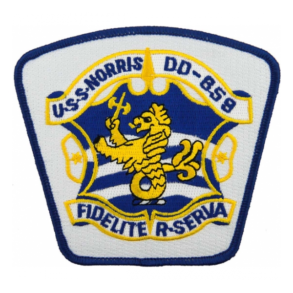 USS Norris DD-858 Ship Patch