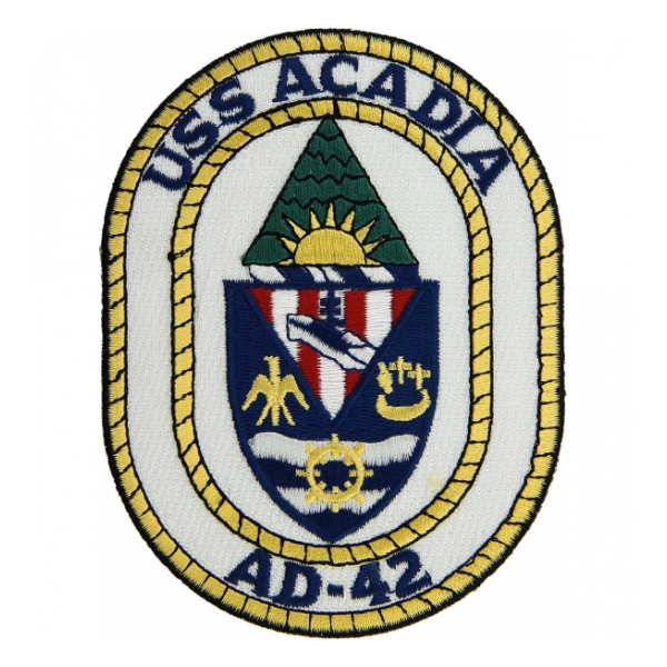 USS Acadia AD-42 Patch