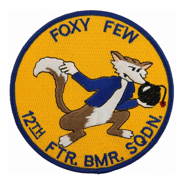 Air Force 12th Fighter Bomber Squadron patch